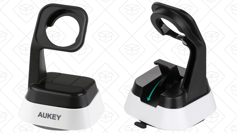 Aukey Apple Watch Charging Stand with Suction Cup, $6 with code AUWATCH3